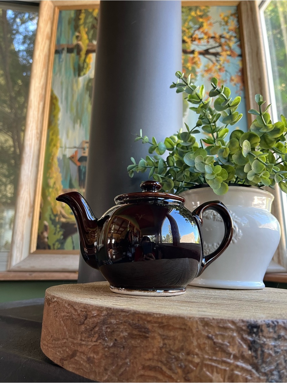 Sadler England Brown Betty Teapot
